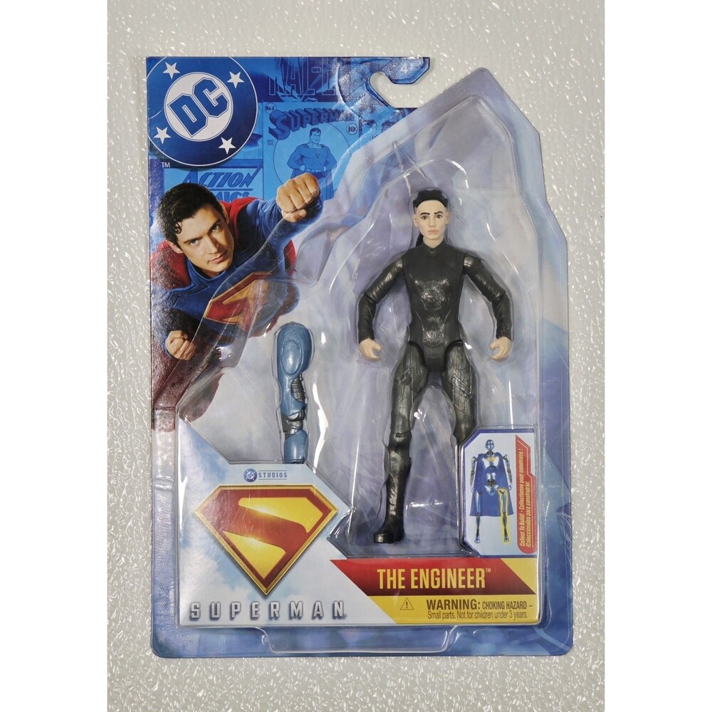 DC Comics Superman The Engineer 6 Inch with Robot BAF New